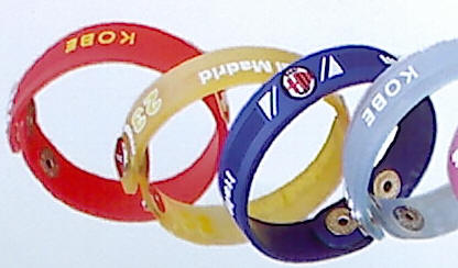 pulseras de goma