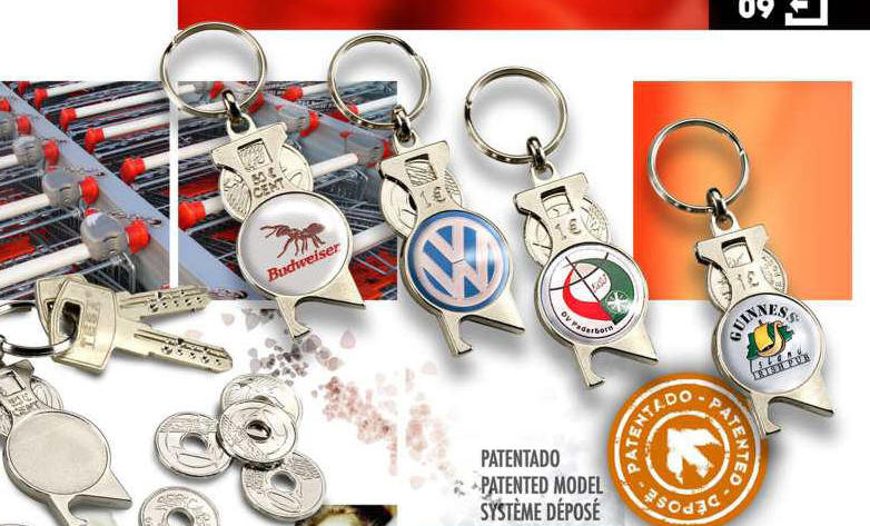 LLAVEROS ABRIDOR Y MONEDA