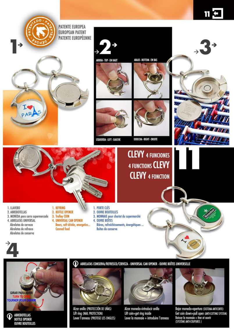 LLAVEROS MULTIUSOS MONEDA Y ABRIDOR IMAN