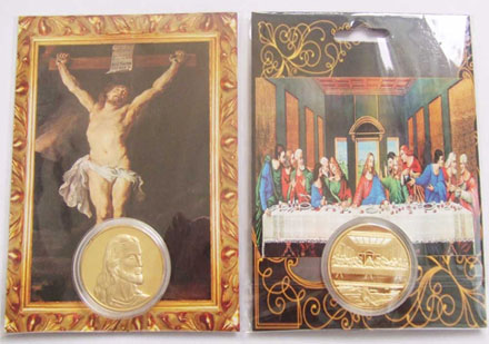 monedas para souvenirs