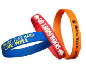 PULSERAS DE SILICONAS PERSONALIZADAS